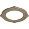 Ekena Millwork Benson Ceiling Medallion (Fits Canopies up to 8"), 13 1/8"OD x 8"ID x 5/8"P, Gobi Desert Crackle CM13BNGDC - alternate 4